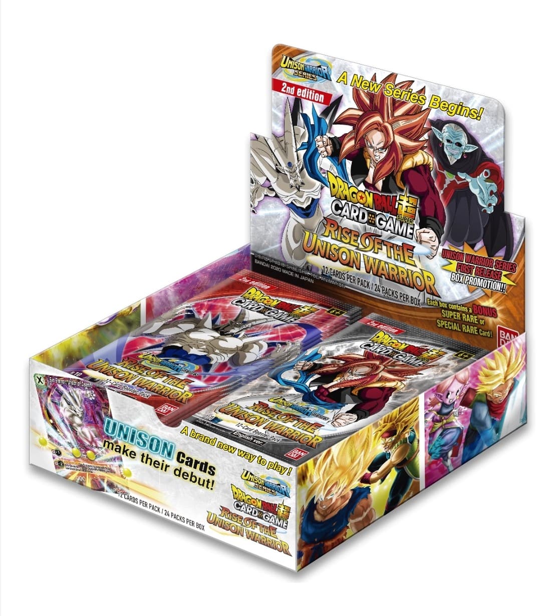 Dragon Ball Super Card Game Rise of the Unison WarriorUW1 Booster Display Second Edition