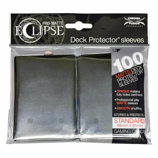 ULTRA PRO DECK PROTECTORS STANDARD-100ct Pro-Matte-ECLIPSE Jet Black